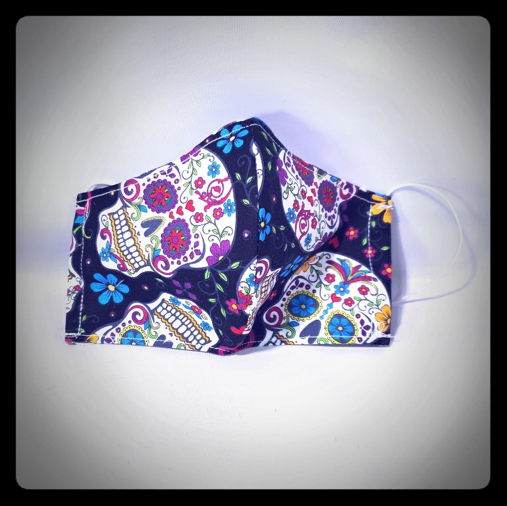 Women's/Teen sized Sugar Skull Face Mask